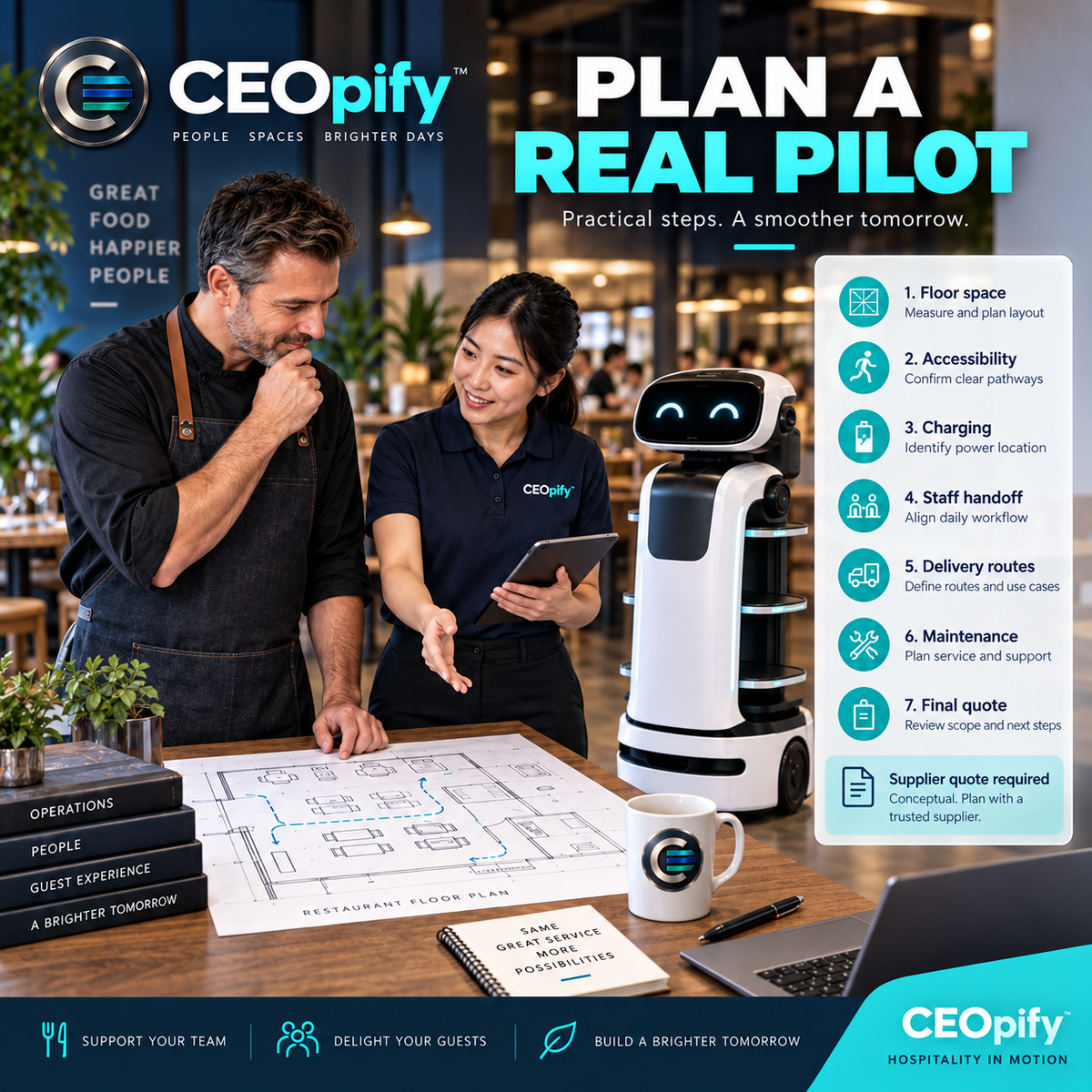 ¡Explorá BellaBot Pro para tu restaurante!. Vista 3 del producto.