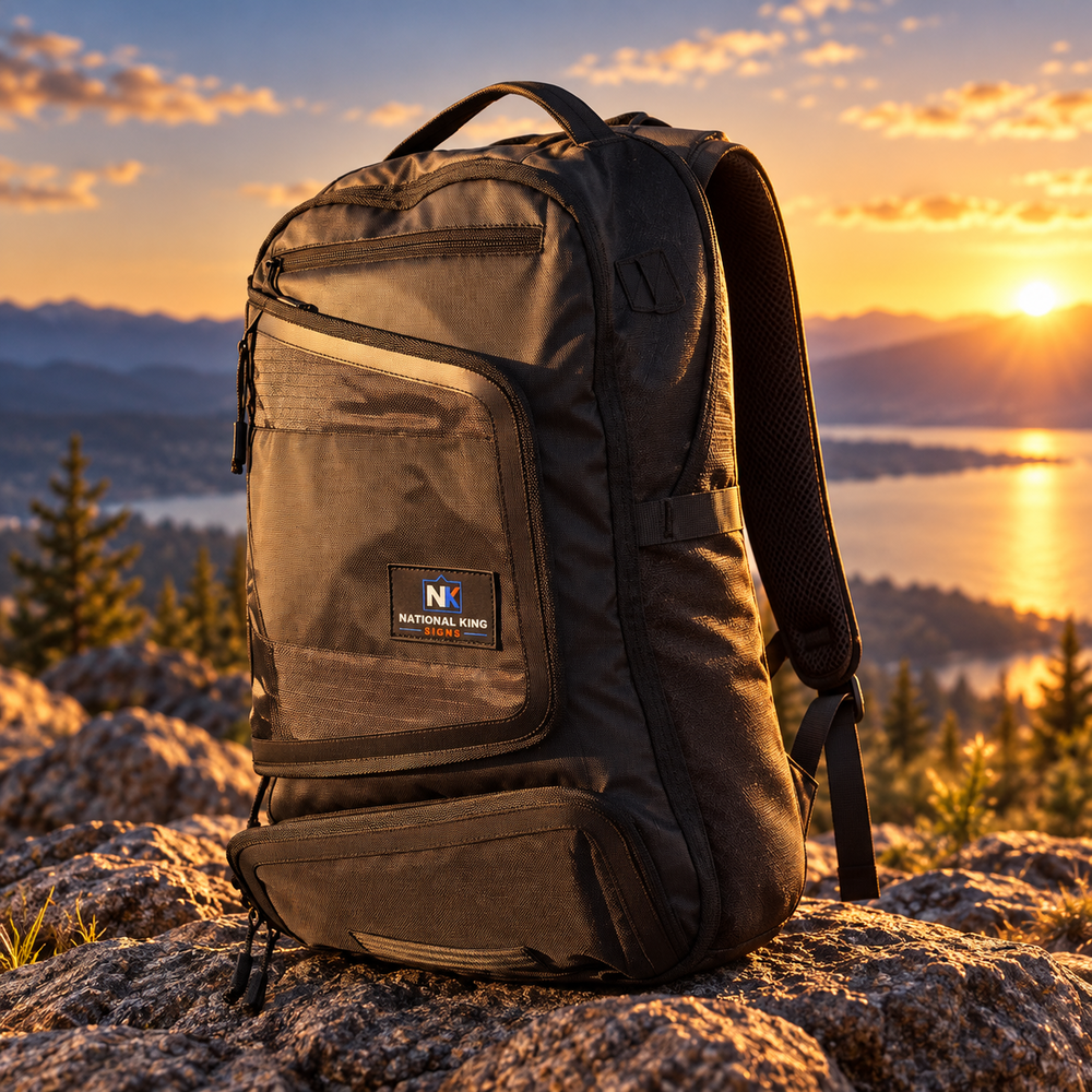 National King Signs square cover 1000 x 1000: Tahoe Weekender Backpack — batch 05