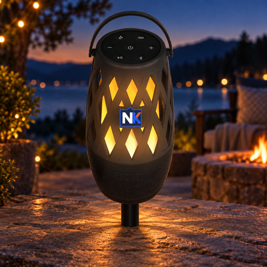 Con tu marca: Tiki Speaki™ Linterna Altavoz Inalámbrico. Vista 1 del producto.