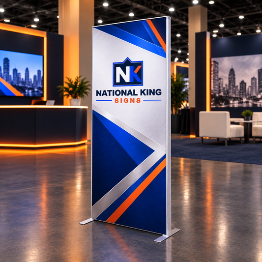 A medida: Expositor de tela SEG de 3' - Sin iluminación. Vista 1 del producto.