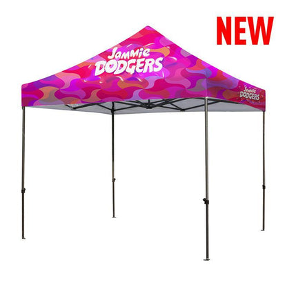 A medida: Kit de carpa de acero prémium de 10' - Cenefa de 17". Vista 4 del producto.