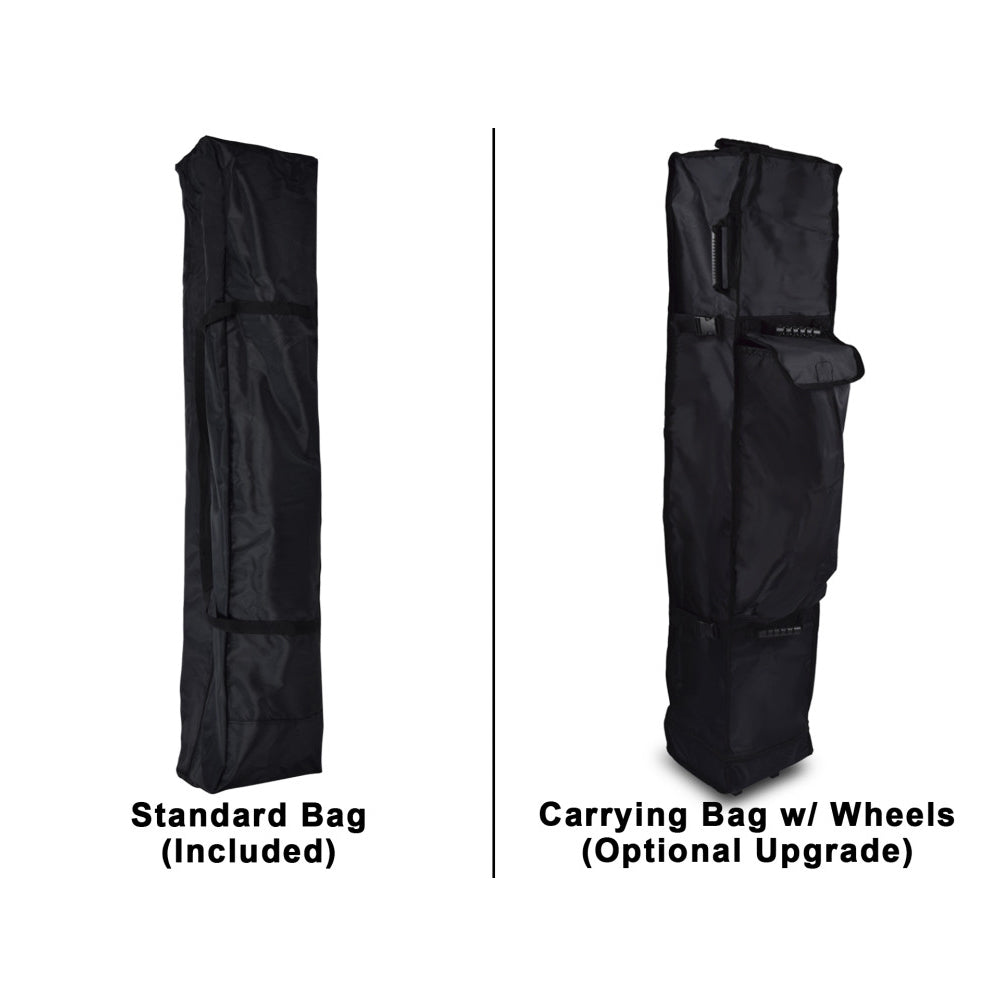 A medida: Kit de carpa de acero prémium de 10' - Cenefa de 17". Vista 3 del producto.