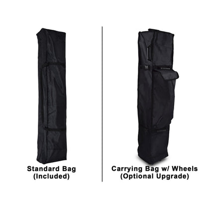A medida: Kit de carpa de acero prémium de 10' - Cenefa de 17". Vista 3 del producto.