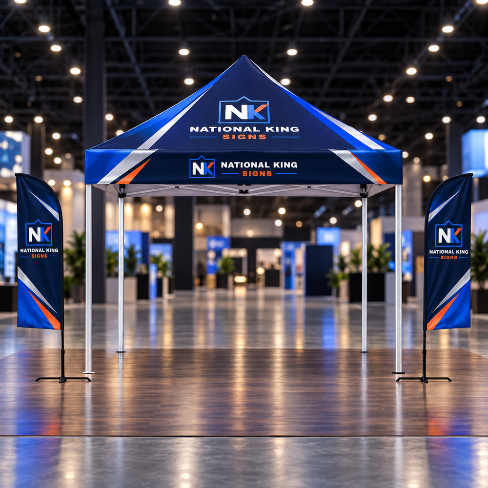 National King Signs square cover 1000 x 1000: 10'x10' Custom Tent Packages #2 — batch 06