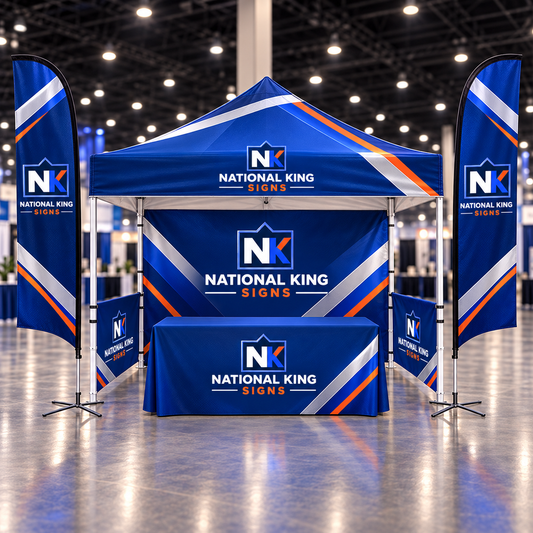 National King Signs square cover 1000 x 1000: 10'x10' Custom Tent Packages #4 — batch 06