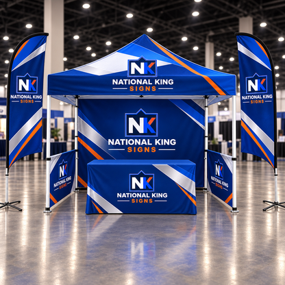 National King Signs square cover 1000 x 1000: 10'x10' Custom Tent Packages #5 — batch 06