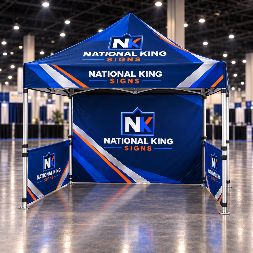 National King Signs square cover 1000 x 1000: 10'x10' Custom Tent Packages #7 — batch 06