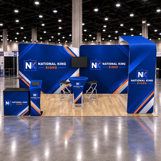 National King Signs square cover 1000 x 1000: 10'x20' Premium Tradeshow Kits #12 — batch 07