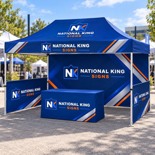 National King Signs square cover 1000 x 1000: 10x15ft Custom Tent Packages #2 — batch 07