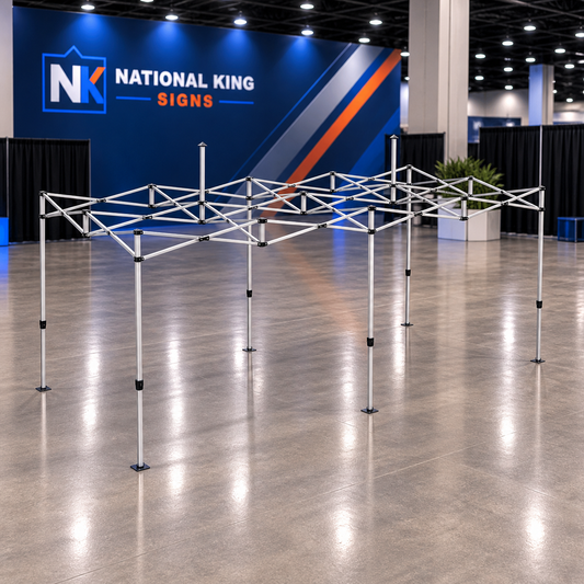 Para eventos: Estructura de carpa con dosel de 20' x 10'. Vista 1 del producto.