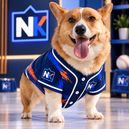 National King Signs square cover 1000 x 1000: 150GSM Mesh Jersey Pet Dog Baseball Jersey (Full Dye Sublimation) #500055 — batch 07