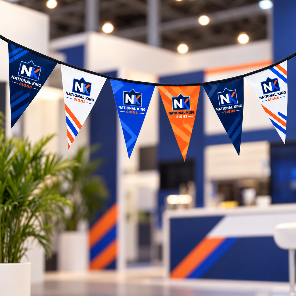 National King Signs square cover 1000 x 1000: Bunting — batch 07