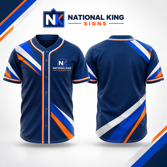 National King Signs square cover 1000 x 1000: Custom Baseball Jersey — batch 08