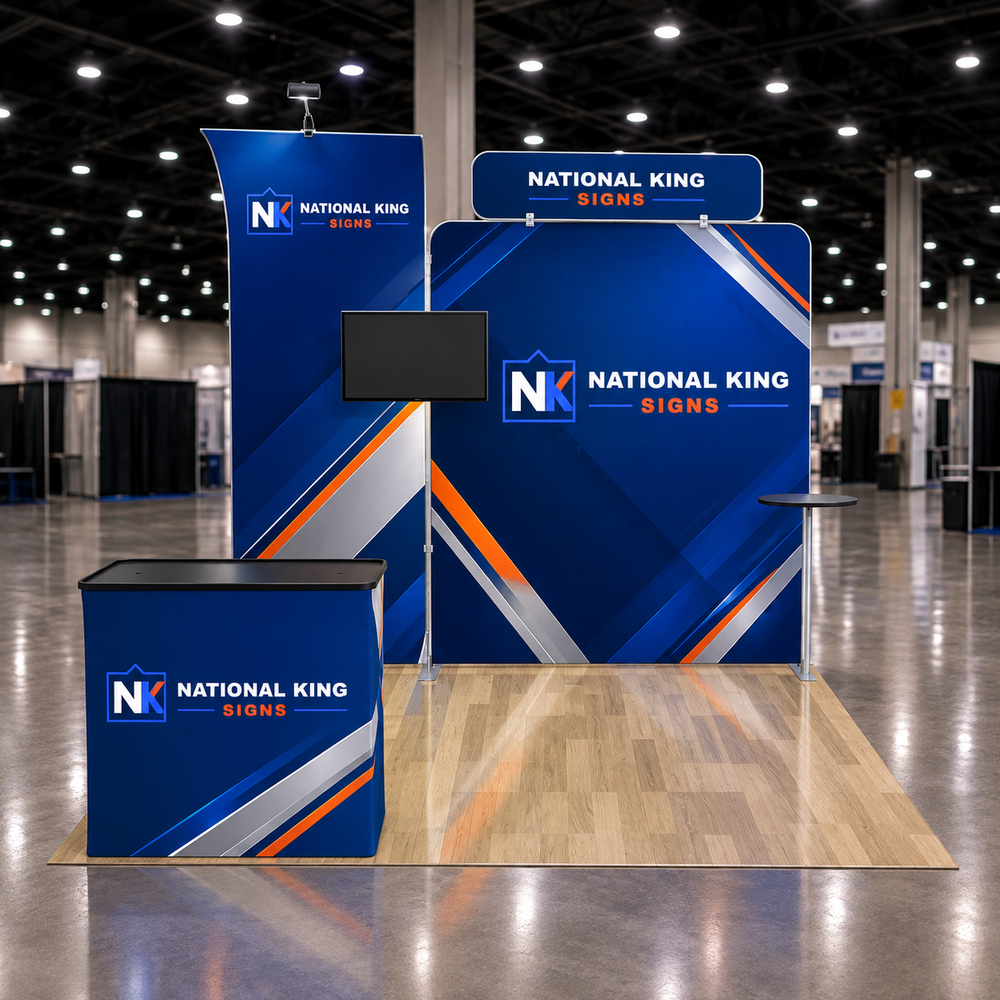 National King Signs square cover 1000 x 1000: 10' Premium Tradeshow Kits #12 — batch 03 v2