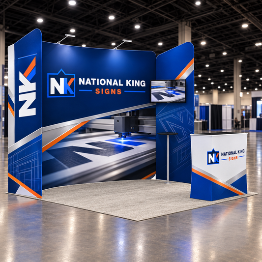 National King Signs square cover 1000 x 1000: 10' Premium Tradeshow Kits #2 — batch 03 v2