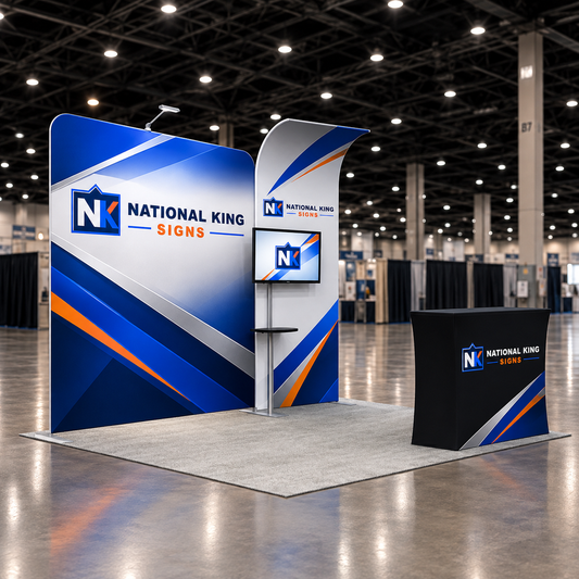 National King Signs square cover 1000 x 1000: 10' Premium Tradeshow Kits #3 — batch 03 v2
