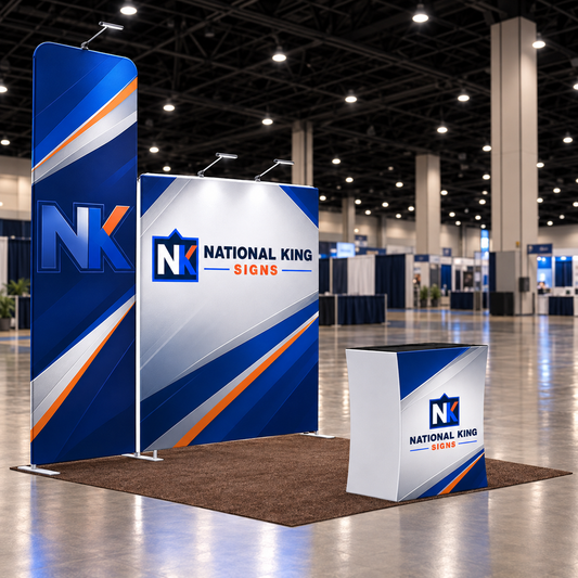 National King Signs square cover 1000 x 1000: 10' Premium Tradeshow Kits #4 — batch 03 v2