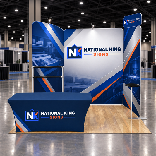 National King Signs square cover 1000 x 1000: 10' Premium Tradeshow Kits #6 — batch 03 v2