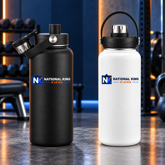 Con tu marca: Vaso de doble pared de 34 oz.. Vista 1 del producto.
