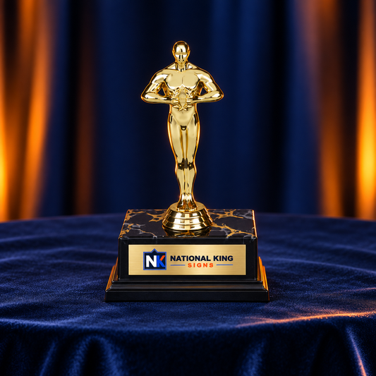 Con tu marca: Trofeo de Reconocimiento Económico. Vista 1 del producto.