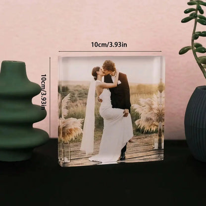 1PC Custom Photo   Acrylic Personalized Gift For Family Mom Friends Birthday Anniversary Wedding Valentine