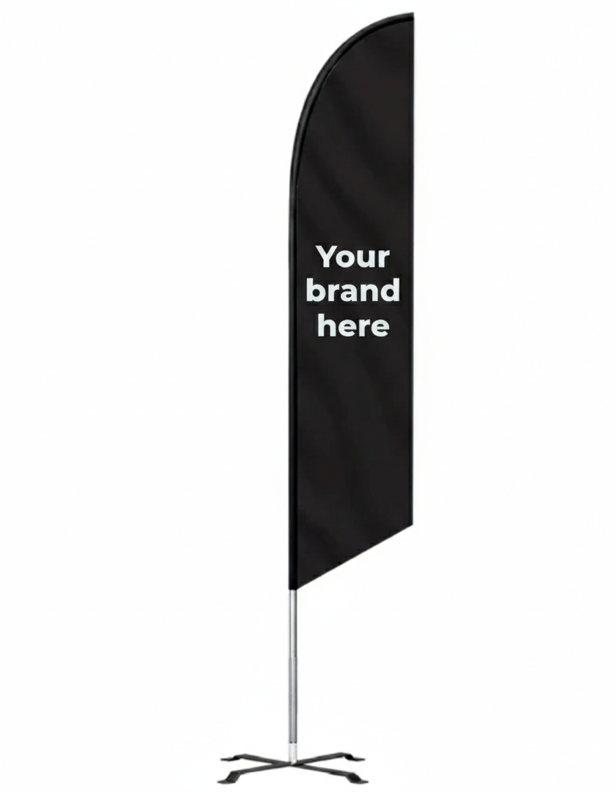 Premium Angled Flags - product view 2