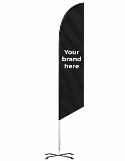 Premium Angled Flags - product view 2