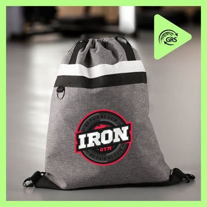 reGen RPET Polyester Drawstring Bag, customizable by National King Signs