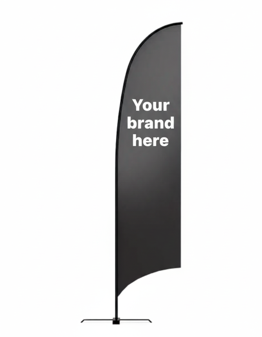 Premium Concave Flags - product view 2