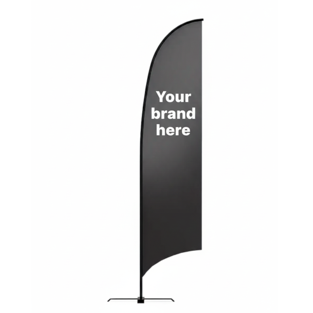 Premium Concave Flags product view