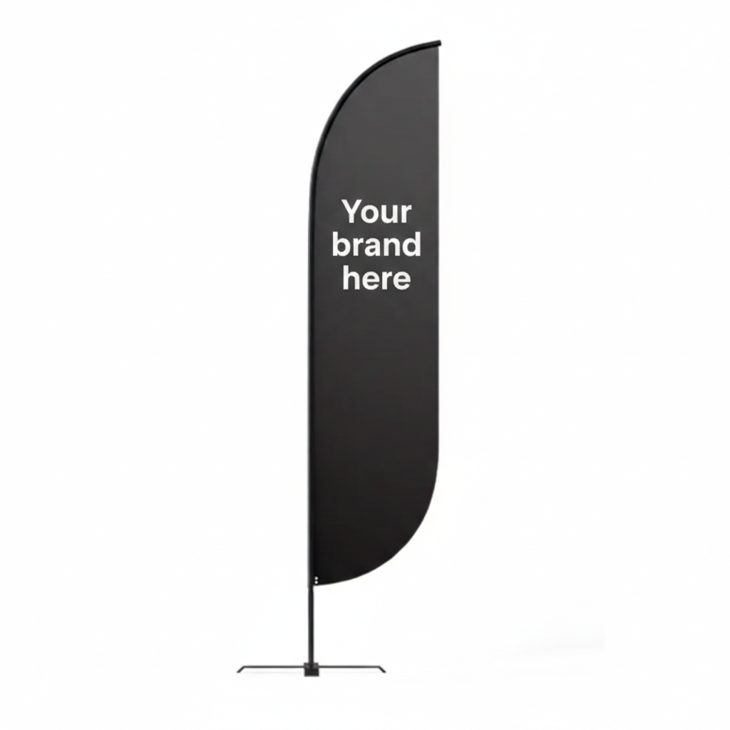 A medida: Banderas Convex Premium. Vista 2 del producto.