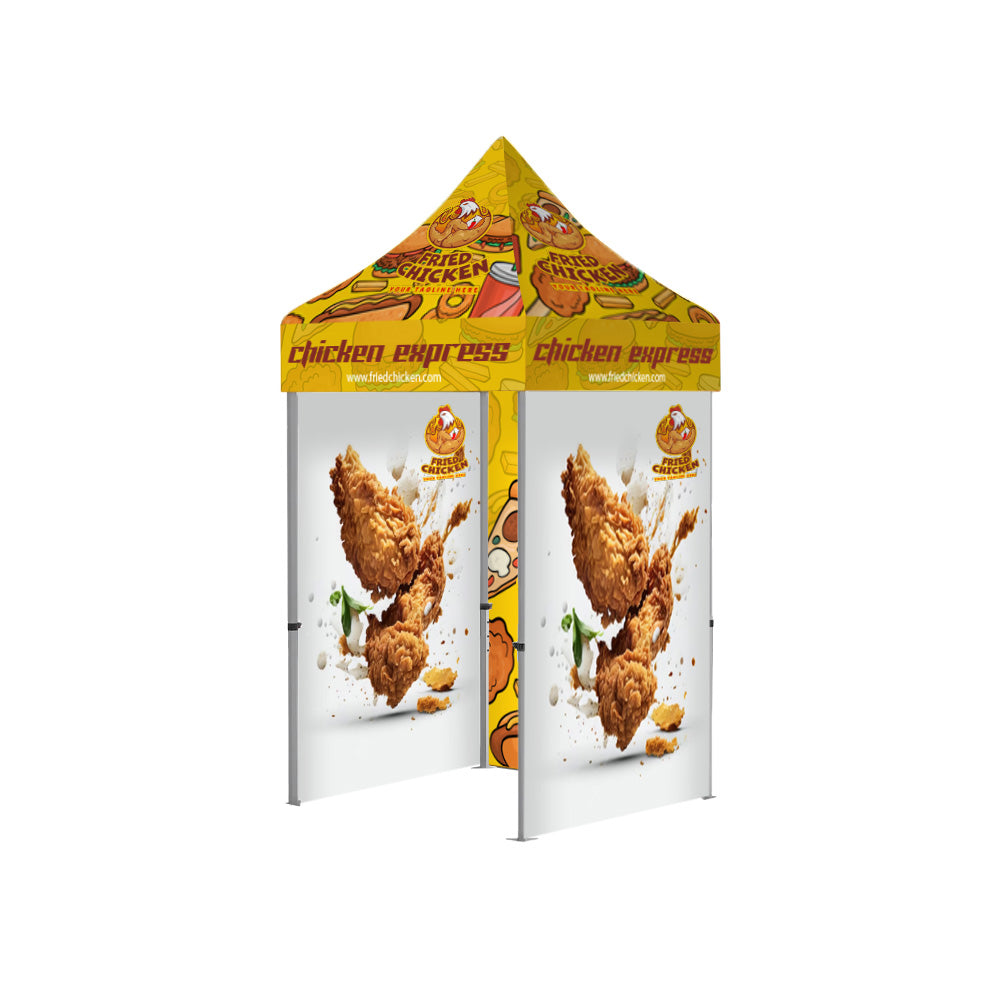 Premium Aluminum 5' Tent Kit (Full-Bleed Dye Sublimation) 17" Valance – view 4