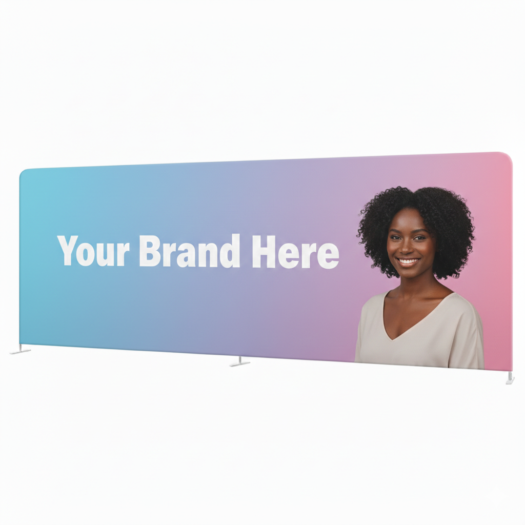20' Straight Fabric Display - product view 4