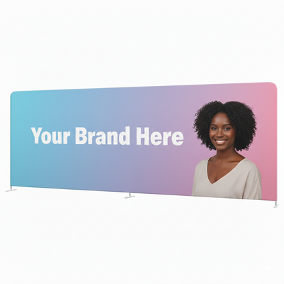 20' Straight Fabric Display - product view 4