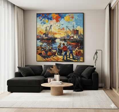 A medida: Arte de pared SEG. Vista 5 del producto.