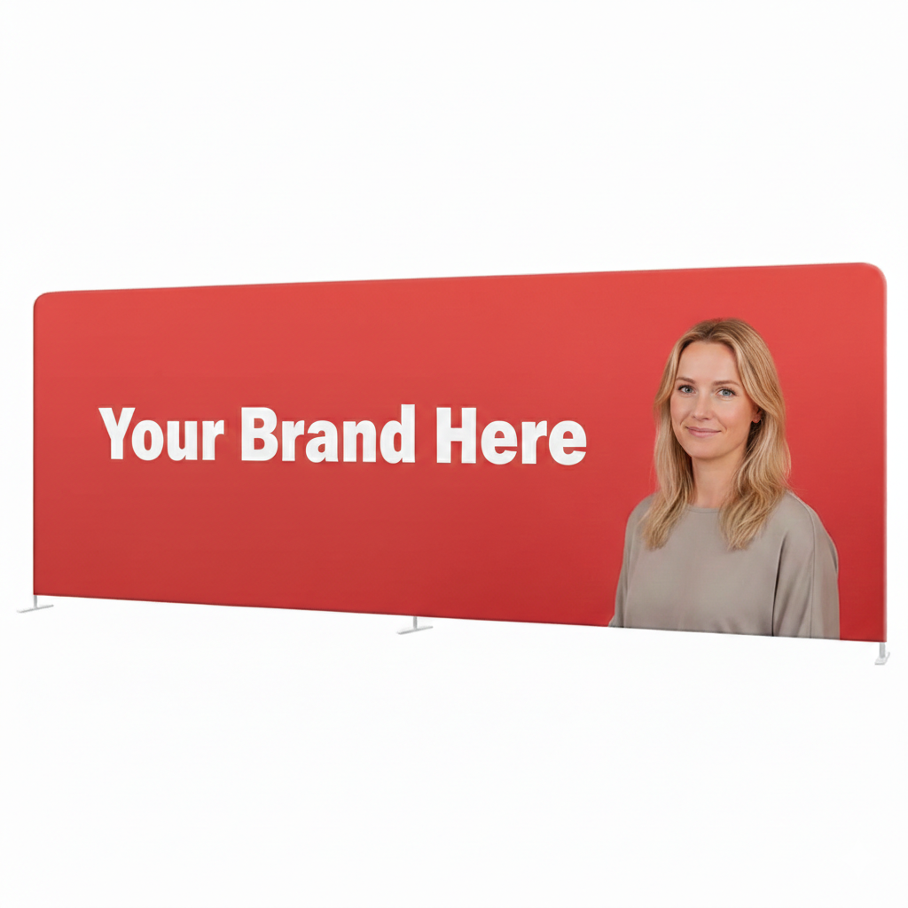 20' Straight Fabric Display - product view 3