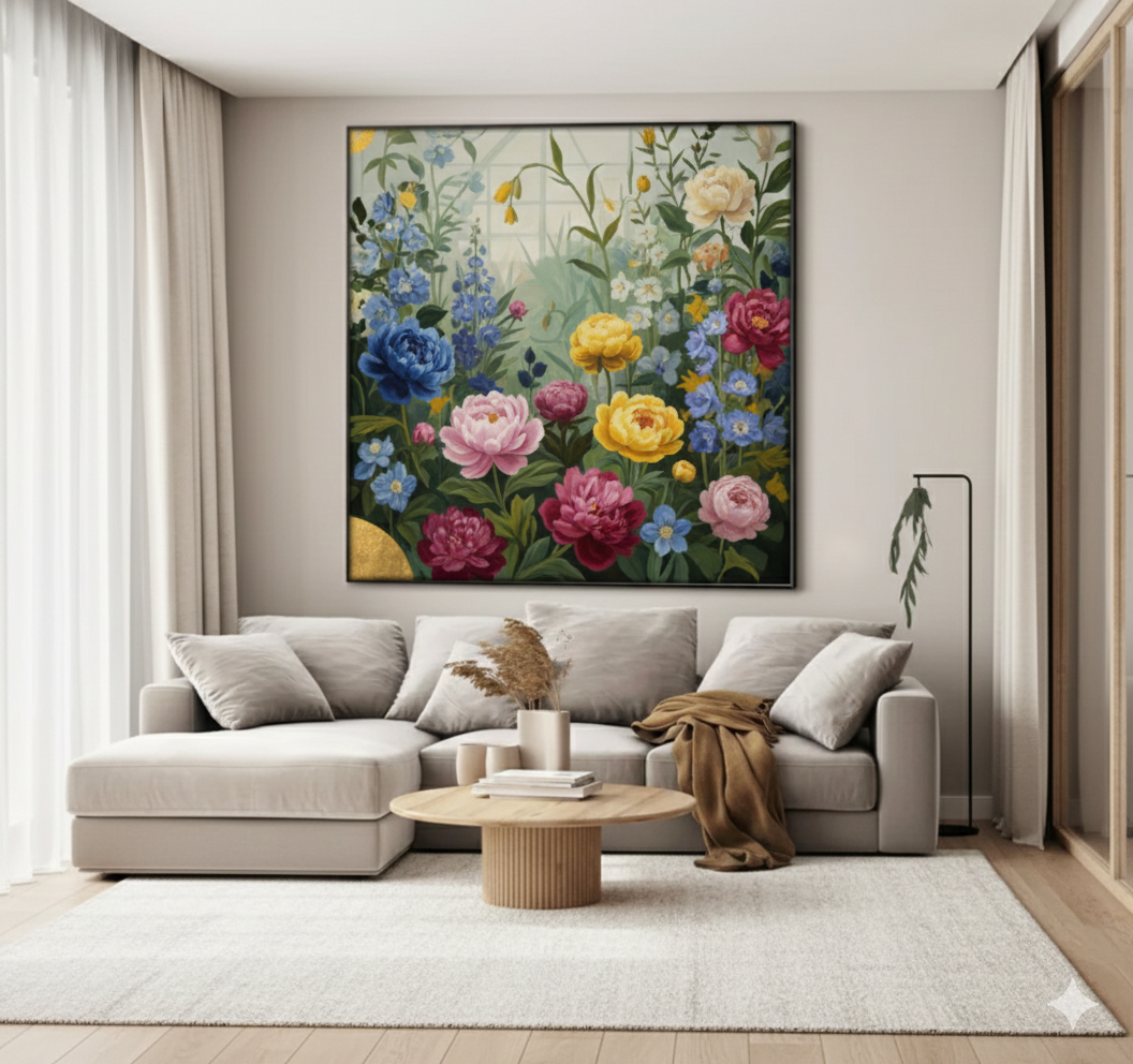 A medida: Arte de pared SEG. Vista 3 del producto.
