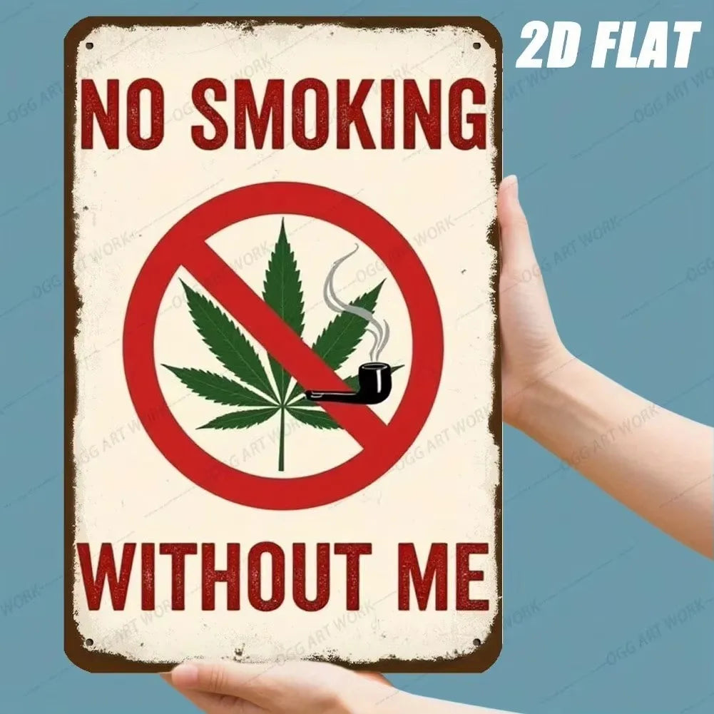 Carteles metálicos de prohibido orinar y advertencias humorísticas. Vista 12 del producto.