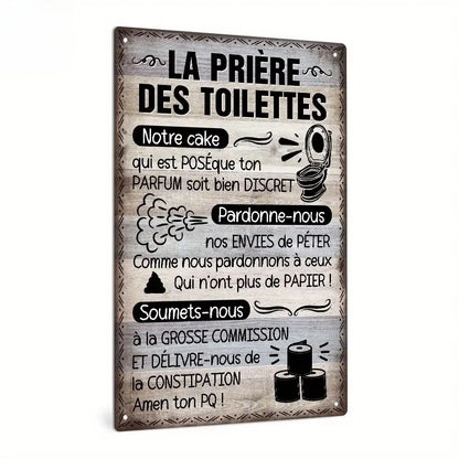 Carteles metálicos de prohibido orinar y advertencias humorísticas. Vista 21 del producto.