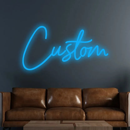 Cartel LED de estilo neón con texto personalizado — Opciones de diseño del proveedor. Vista 14 del producto.