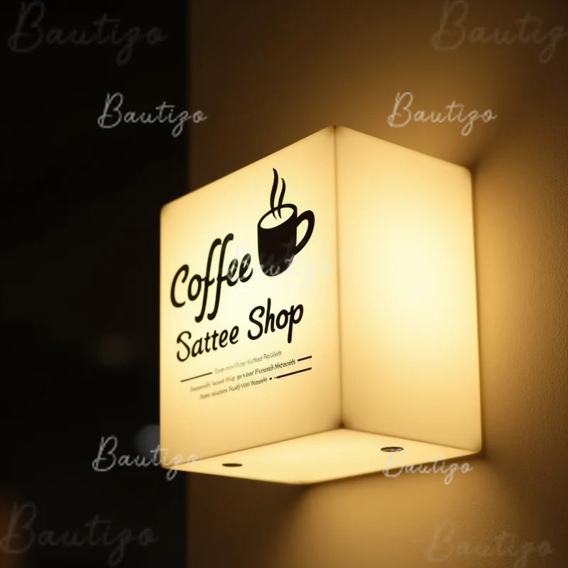 Cartel con caja de luz LED de acrílico de doble cara, personalizado. Vista 1 del producto.