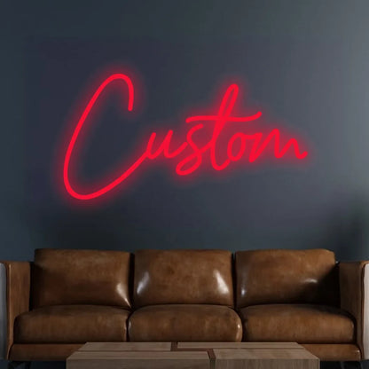 Cartel LED de estilo neón con texto personalizado — Opciones de diseño del proveedor. Vista 11 del producto.