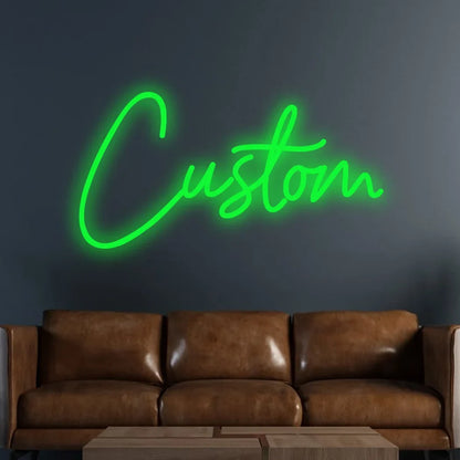 Cartel LED de estilo neón con texto personalizado — Opciones de diseño del proveedor. Vista 12 del producto.