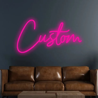 Cartel LED de estilo neón con texto personalizado — Opciones de diseño del proveedor. Vista 13 del producto.