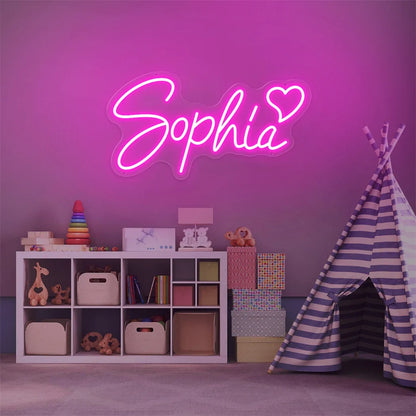 Cartel LED de estilo neón con texto personalizado — Opciones de diseño del proveedor. Vista 1 del producto.
