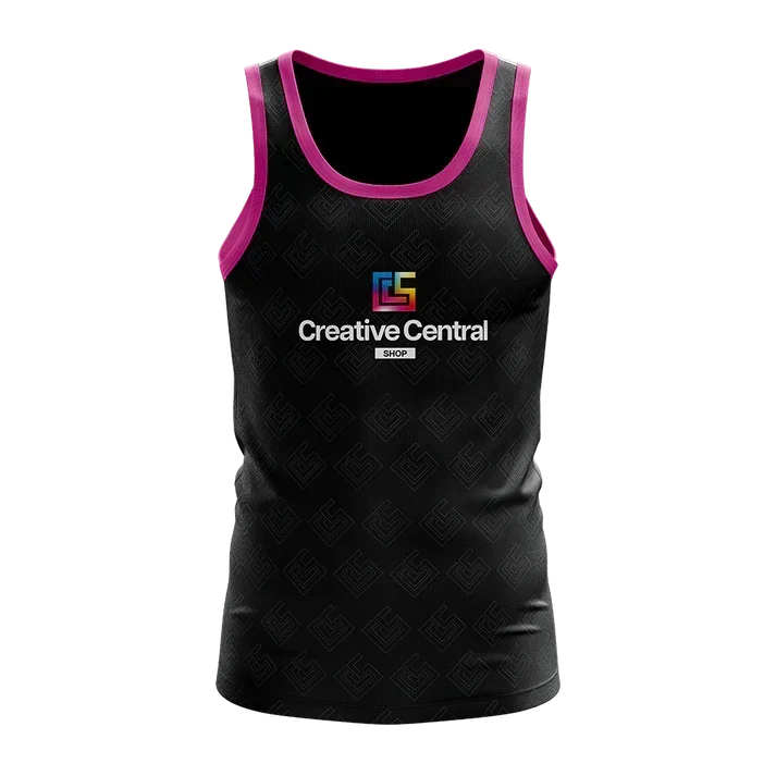 A todo color: Camiseta sin mangas personalizada. Vista 4 del producto.