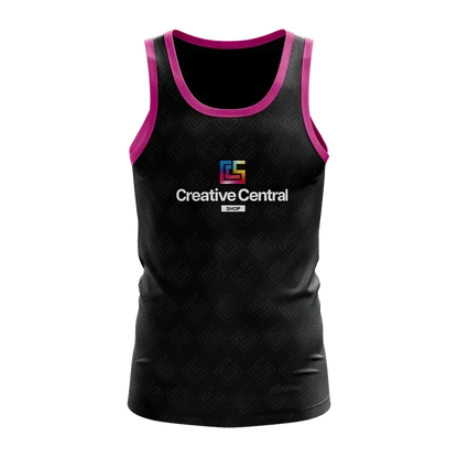 A todo color: Camiseta sin mangas personalizada. Vista 4 del producto.