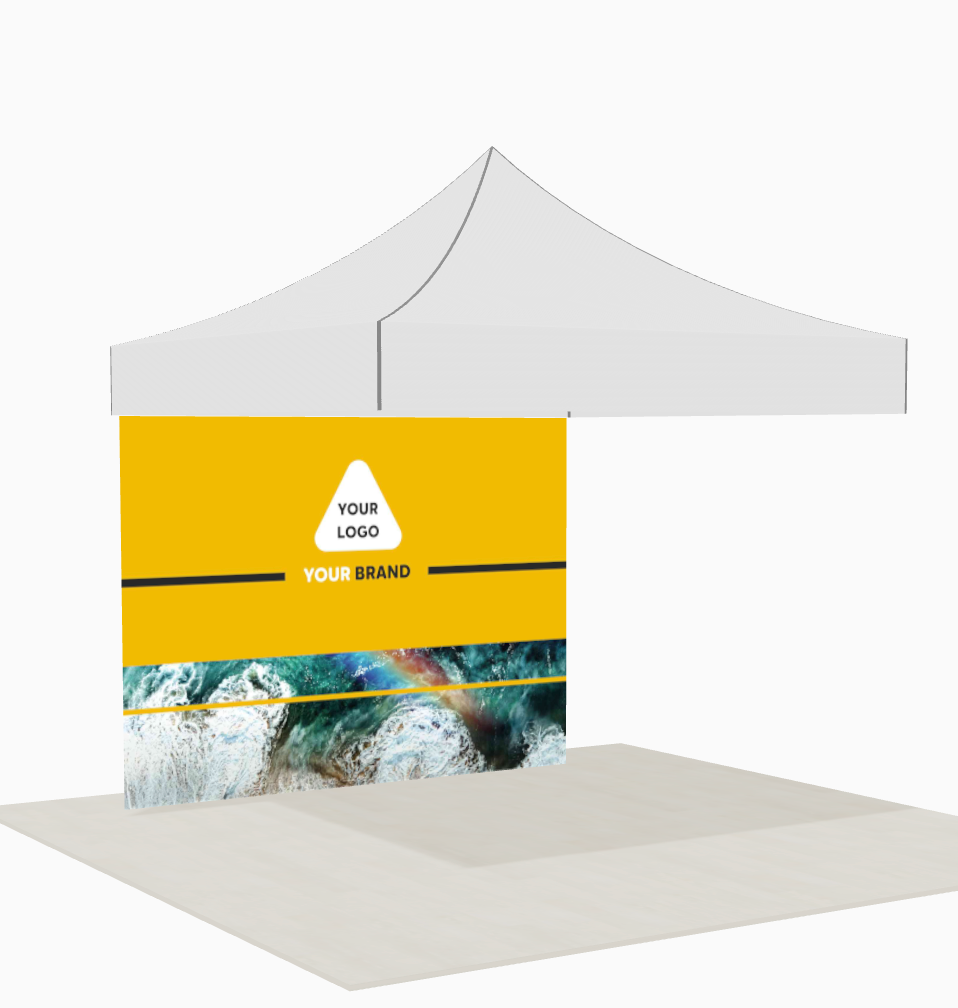 A medida: Muro de carpa de 10 pies. Vista 2 del producto.