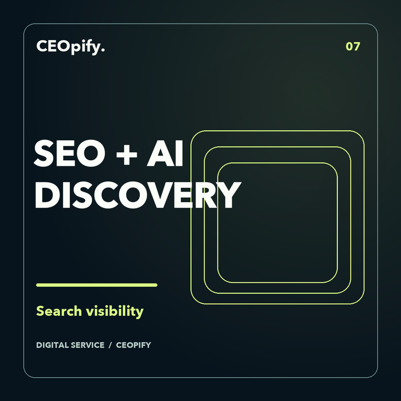SEO &amp; AI discovery