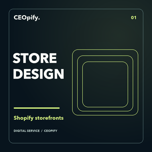 Shopify store design service by CEOpify